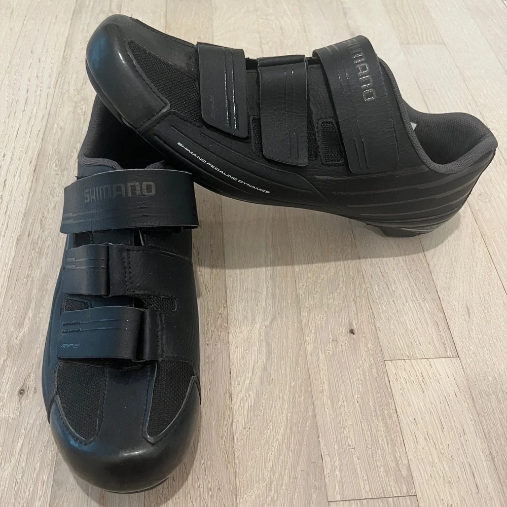 Shimano Black Velcro Men’s Cycling Bike Shoes Size 47 US 12